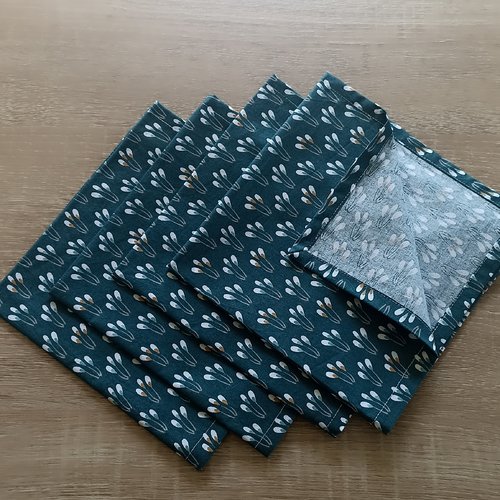 Les jolies serviettes de table en tissu