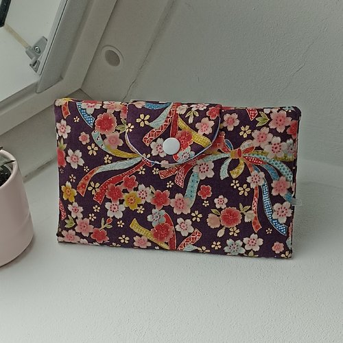 Mini porte feuille en tissu