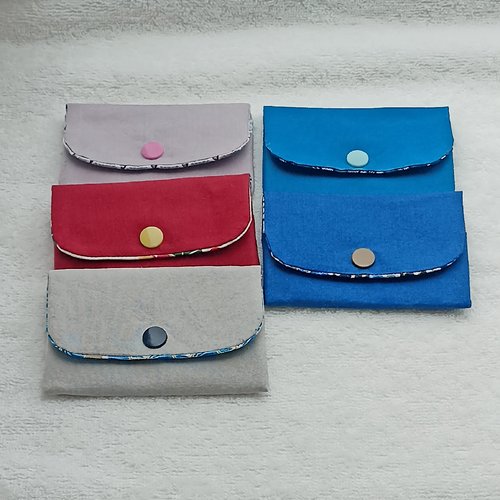 Porte carte en tissu