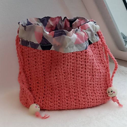 Pochon au crochet