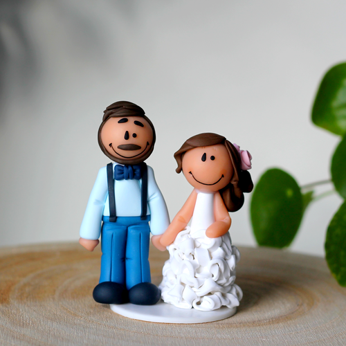 Alice [figurine de mariage . cake topper]