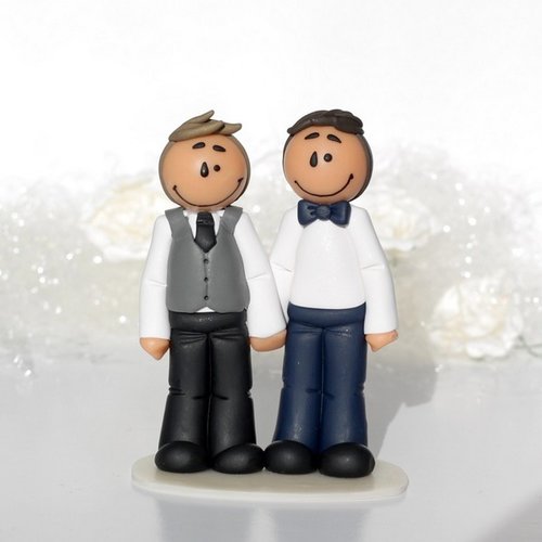 Arthur [figurine de mariage . cake topper]