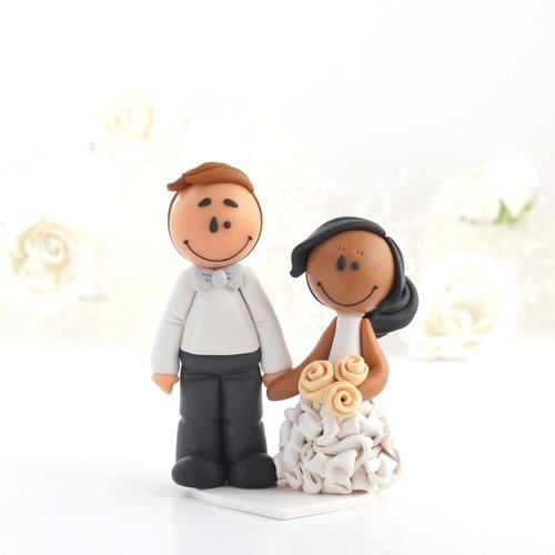 Cynthia [figurine de mariage . cake topper]