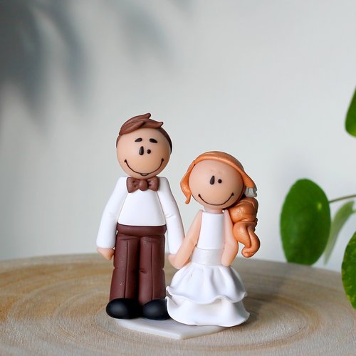 Eleanore [figurine de mariage . cake topper]