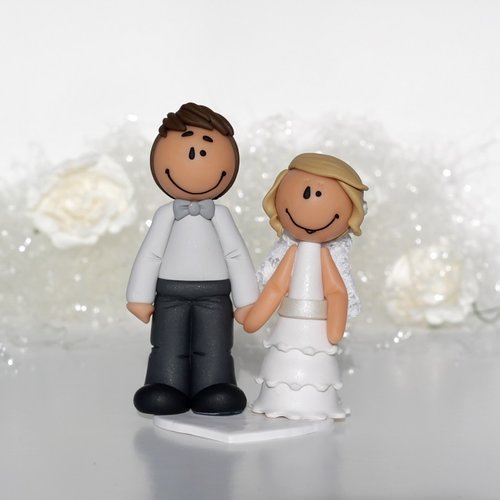 Camille [figurine de mariage . cake topper]