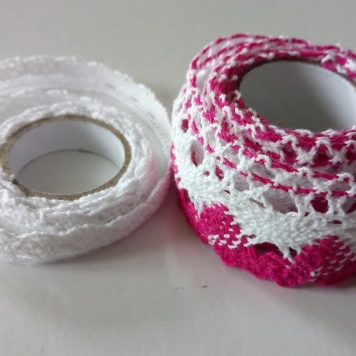Masking-tape x2 de dentelle 100 cm 100% coton