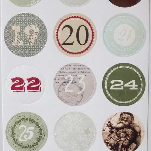 Stickers x15 spécial noël ,embellissements,carterie,créations