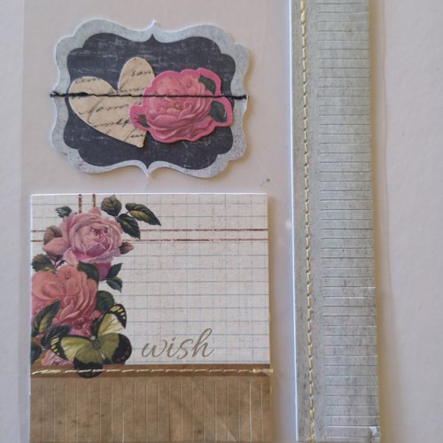 Stickers vintage /shabby /embellissements 