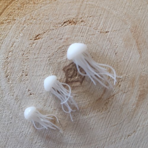 Miniatures "méduses" pour inclusions résine