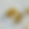 40 embouts dorés, 7 x 4 mm (intérieur 3 mm), pour cordon 2,5 mm