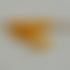 Lot de 40 perles forme olive ou grain de riz en verre artisanal indien jaune jonquille, 6 x 4 mm, trou 1 mm environ