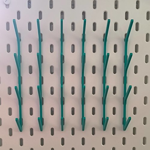 Lot de 6 supports à mini cônes de fil pour panneau skådis (ikea)