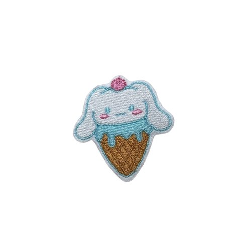 Patch écusson thermocollant - cinnamoroll glace mignon 4,68 x 4,84