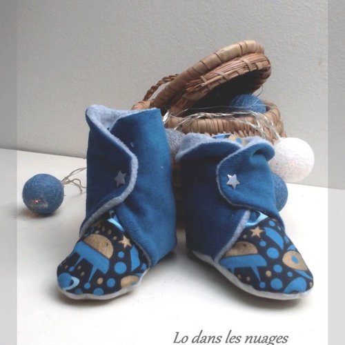 chaussons montants bebe