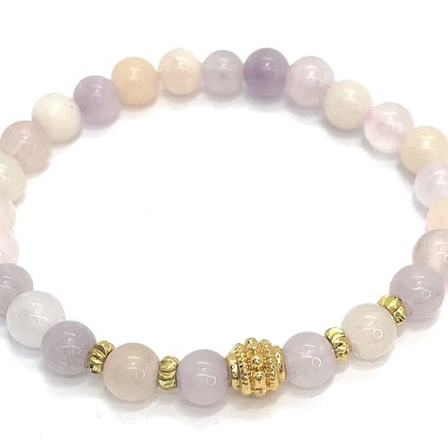 Bracelet béryl et morganite