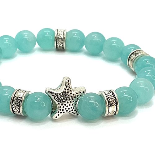 Bracelet amazonite 8 mm