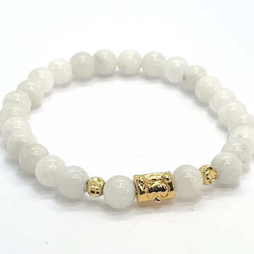 Bracelet en péristérite 6 mm