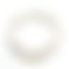 Bracelet en pierre de lune blanche 8 mm
