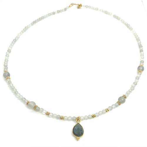 Collier en labradorite fait main