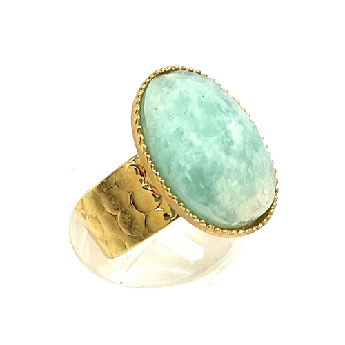 Bague amazonite