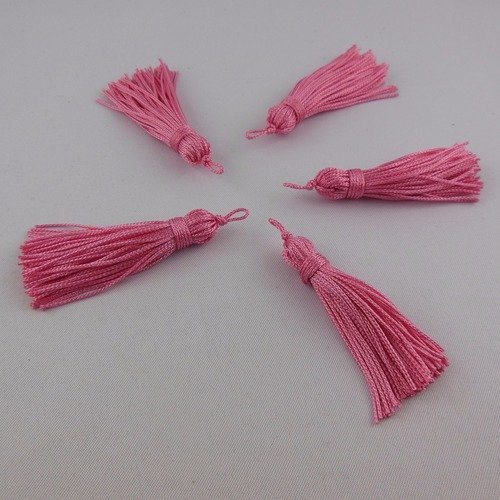 Pompons à fil rose pink