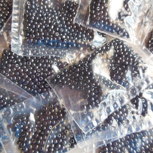 Perles de rocaille 2 mm acier