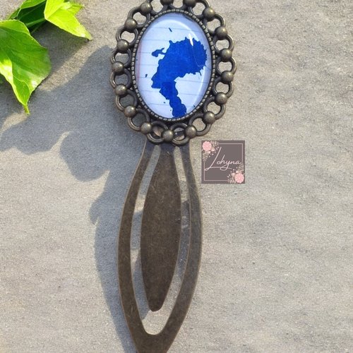 Marque-pages cabochon "encre"