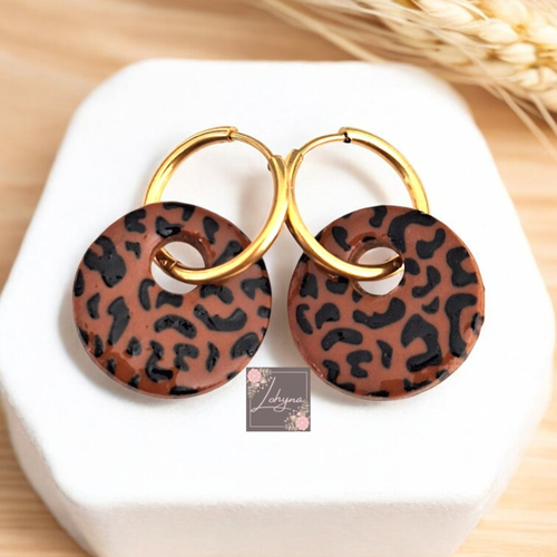 Boucles d'oreilles créoles interchangeables "anna"