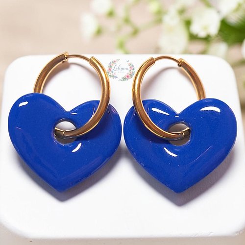 Boucles d'oreilles créoles interchangeables " naya"