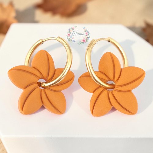 Boucles d'oreilles créoles interchangeables " tia "