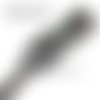Ruban sequin - gris foncé - galon carré paillette scintillant ** 25 mm / 5 rangs ** vendu par 50 cm - sacs couture fêtes patinage
