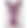 Applique patch, plastron sequin paillette scintillante, violet ** 15 x 24 cm ** écusson thermocollant, à repasser, patinage, danse, fêtes