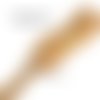 Ruban sequin - beige doré - galon carré paillette scintillant ** 25 mm / 5 rangs ** vendu par 50 cm - sacs couture patinage