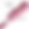 Ruban sequin - rose - galon carré paillette scintillant ** 25 mm / 5 rangs ** vendu par 50 cm - sacs couture patinage