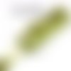 Ruban sequin - vert tilleul - galon carré paillette scintillant ** 25 mm / 5 rangs ** vendu par 50 cm - sacs couture patinage