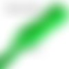 Ruban sequin - vert pomme - galon carré paillette scintillant ** 25 mm / 5 rangs ** vendu par 50 cm - sacs couture patinage