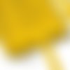 Ruban galon sequin, bordure liseré - jaune doré ** 12 mm / 1 rang ** paillette ronde scintillant - vendu au mètre - sacs couture costume