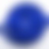 Ruban élastique souple dentelle résille - 350 / bleu roi ** 16 mm ** vendu par 50 cm