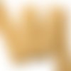 Élastique dentelle picot souple, beige, 20 mm, ruban galon, vendu par 50 cm