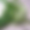 Ruban organza paillette scintillante - 032 / vert clair argent ** 6 mm ** lurex glitter - vendu au mètre - fêtes noël carterie