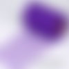 Tulle dentelle , ruban voile organza / violet ** 15 cm ** vendu au mètre - mariage, décoration - td01