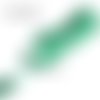 Ruban sequin - vert d'eau - galon carré paillette scintillant ** 25 mm / 5 rangs ** vendu par 50 cm - sacs couture patinage