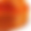 Ruban satin uni - 024 / orange ** 5 cm / 50 mm ** galon simple face, vendu au mètre, mariage, fêtes, loisirs créatifs, noeuds