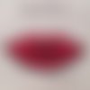 Écusson patch brodé thermocollant - bouche pulpeuse rouge ** 6,5 x 2,5 cm ** applique à repasser