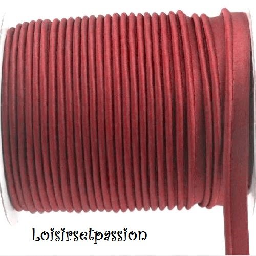 Ruban passepoil polyester satiné - 07 / rouge carmin ** 12 mm ** bordure, coussin, nappe, sacs - vendu au mètre