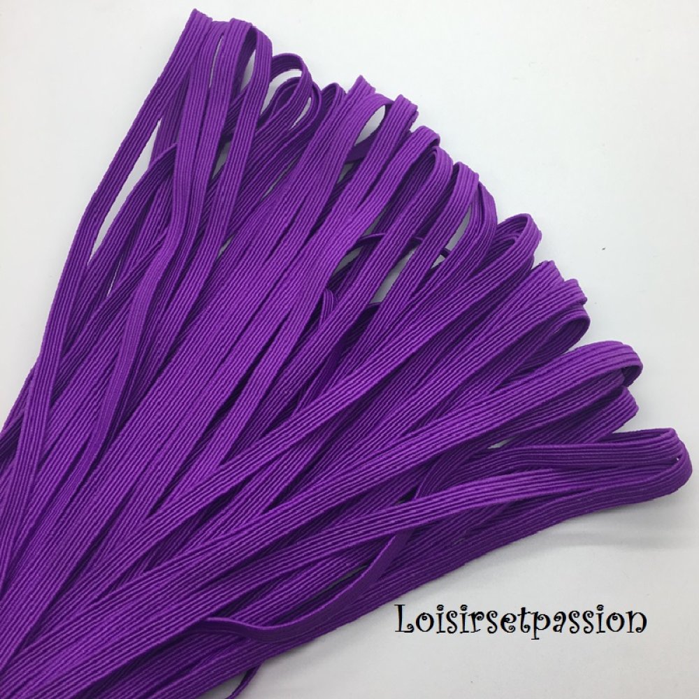 6 sac bandeaux élastiques non jetables de mode anneaux de colorés
