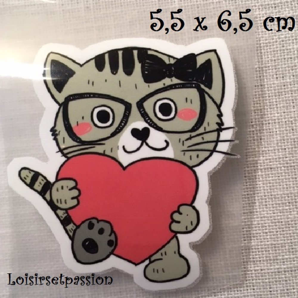 Dessin Transfert thermocollant COLLECTION CHAT TIGRE Patch Applique T176 