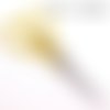 Ciseaux couture broderie point croix bricolage / doré / argenté ** 11 x 5  cm ** arabesque antique - c3