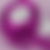 Ruban voile organza ** 25 mm ** 035 / violet - galon organdi - vendu au mètre