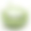 Ruban voile organza ** 25 mm ** 157 / vert opaline - galon organdi - vendu au mètre